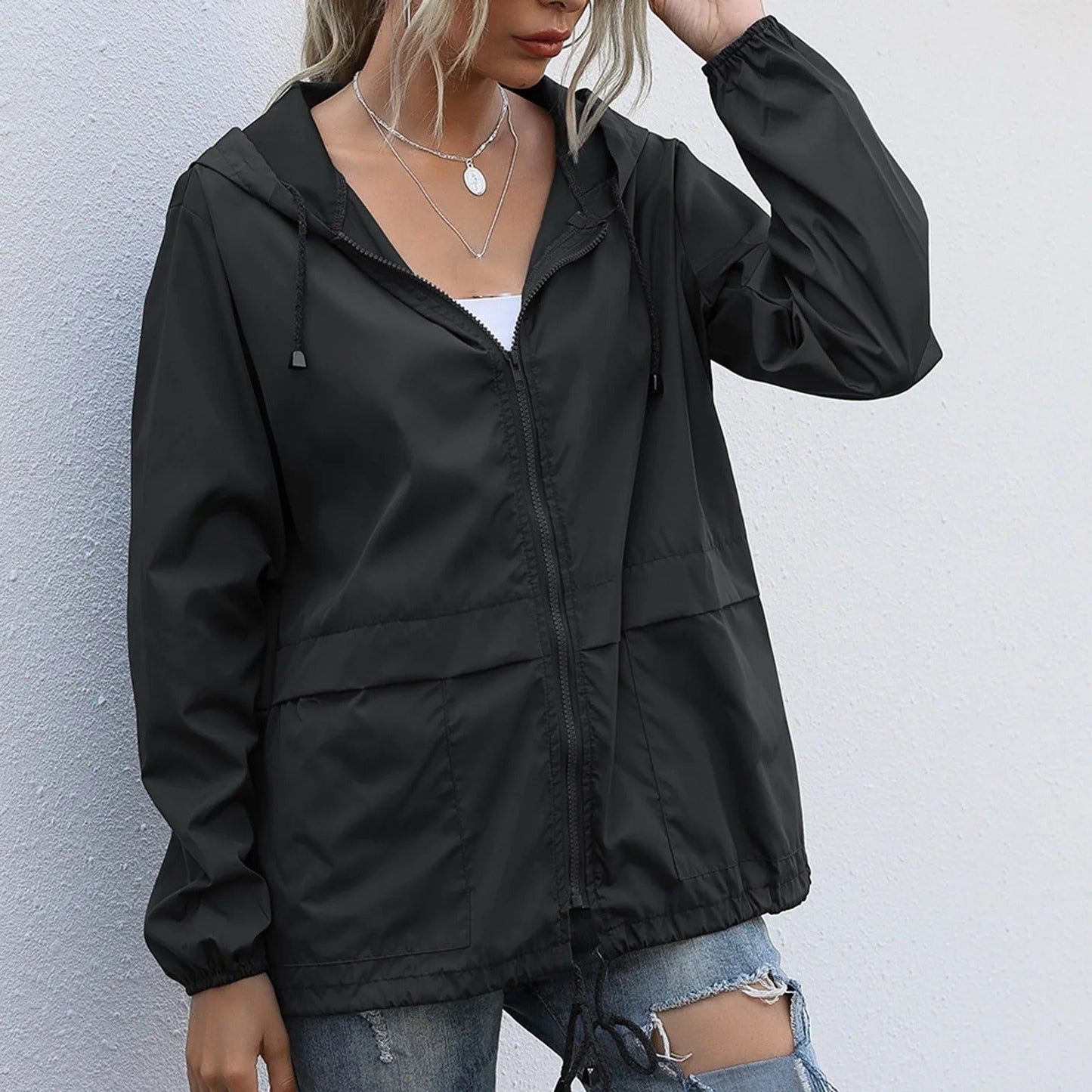 Leichte Windjacke mit Kapuze von Ida®
