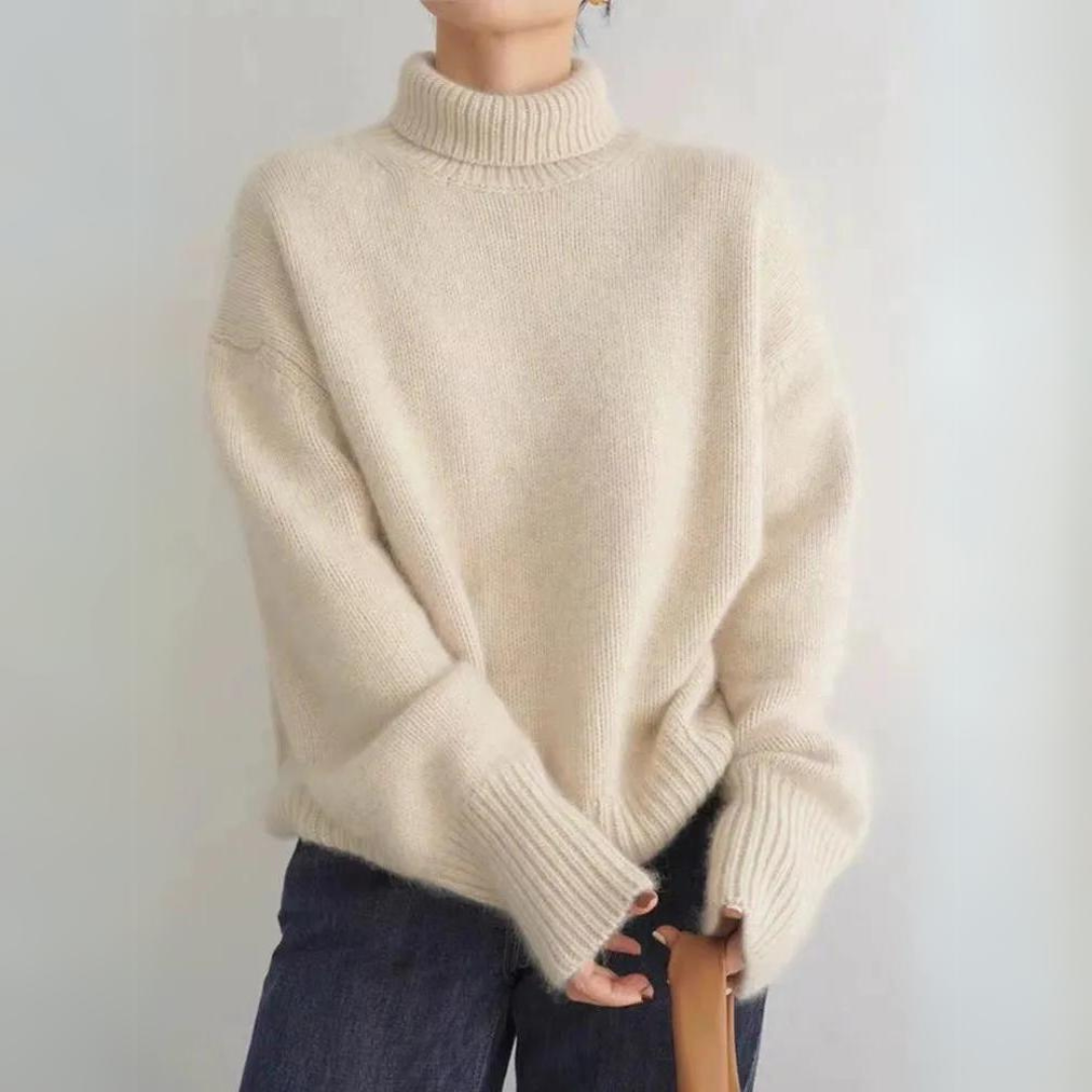 Krohn-e | weicher Strickpullover mit Rollkragen für herbstliche Schichten