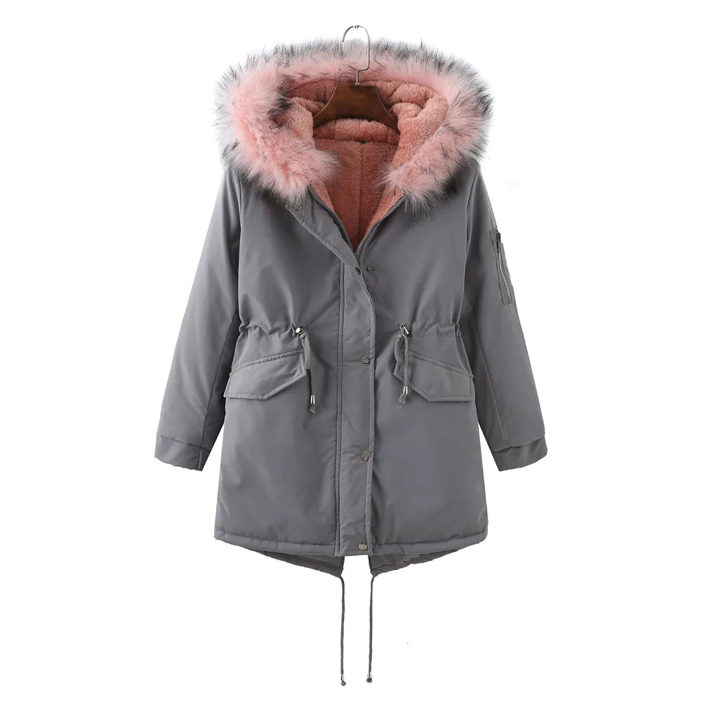 Krohn-e | Verdickte Winterjacke mit Fleecefutter