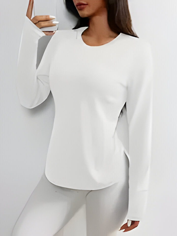 Sport-Top für Frauen von Fudus mit lässigem Rundhalsausschnitt