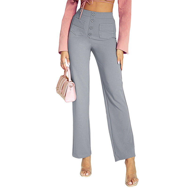 Nina Stretch-Hose mit hoher Taille