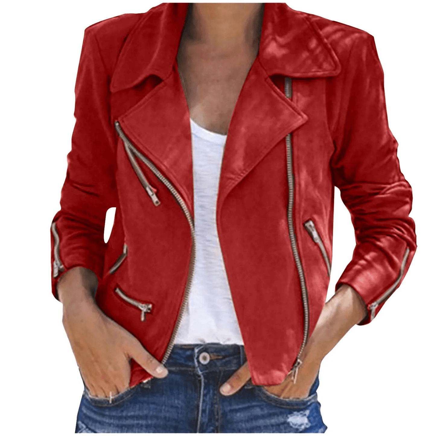 Krohn-e | Damen Vintage Lederjacke