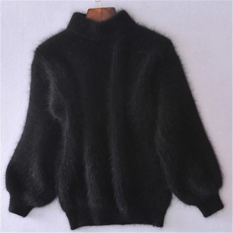 Krohn-e | Teddy Damenpullover mit Kragen und Langen Ärmeln