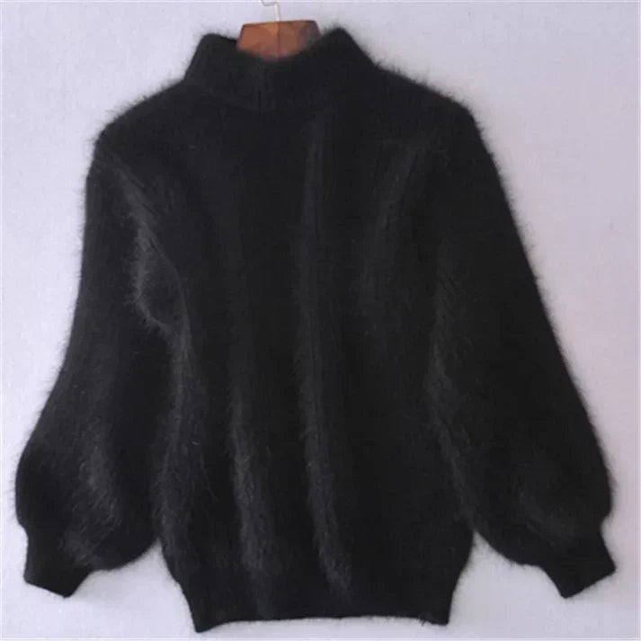 Krohn-e | Weinlese Angora Pullover