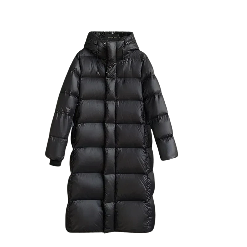 Krohn-e | Dicke Puffer Kappuzen-Daunenjacke