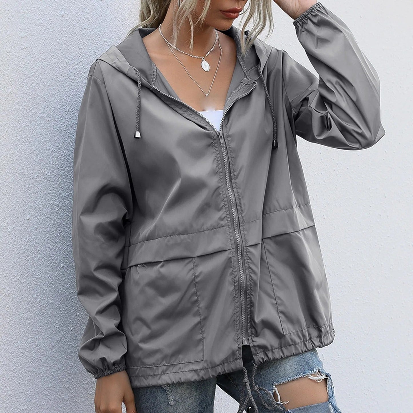 Leichte Windjacke mit Kapuze von Ida®