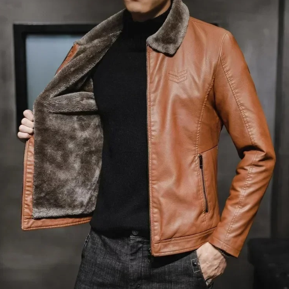 Männer-Plüschjacke BRYAN - stilvoll