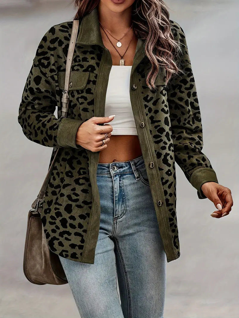 Krohn-e | Leopardjacke für Auffällige Outfits