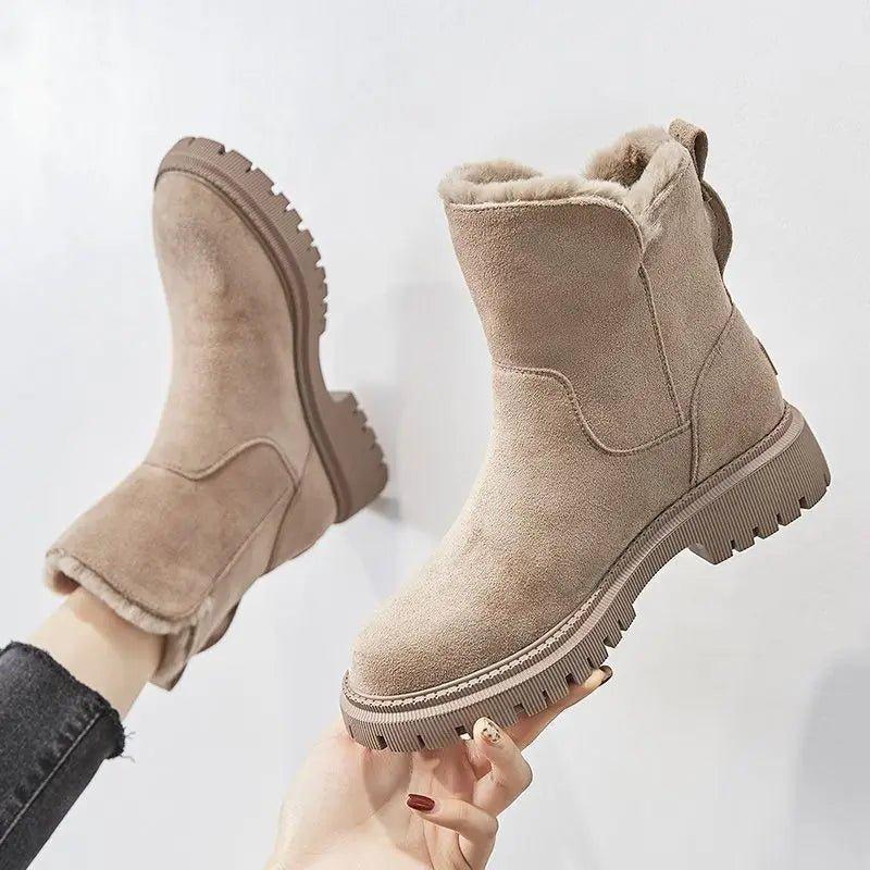 KROHN-E Damen Stiefeletten Orthopädisch Atmungsaktiv Schwarz Casual