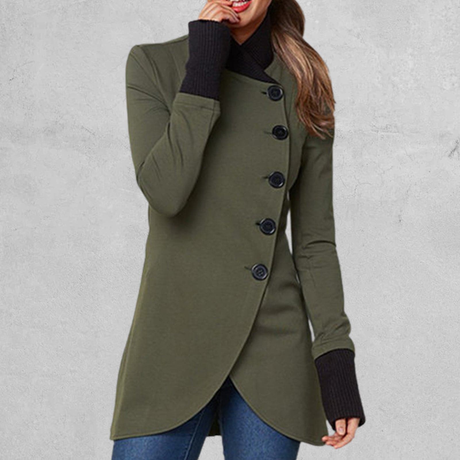 Krohn-e | Klassische und Elegante Winter-Strickjacke