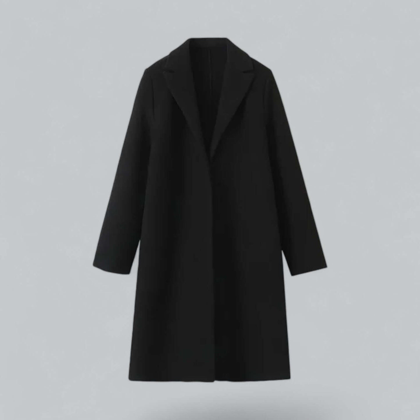 Krohn-e | Frauen Eleganter Offener Front-Trenchcoat