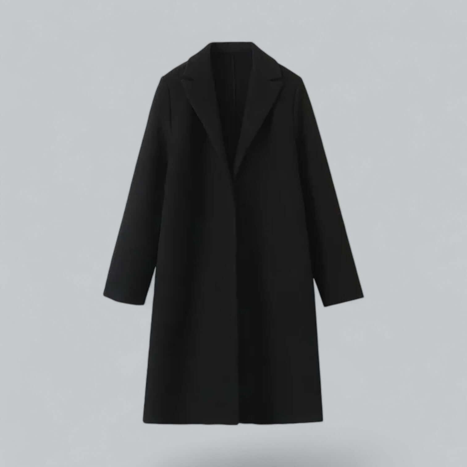 Krohn-e | Frauen Eleganter Offener Front-Trenchcoat