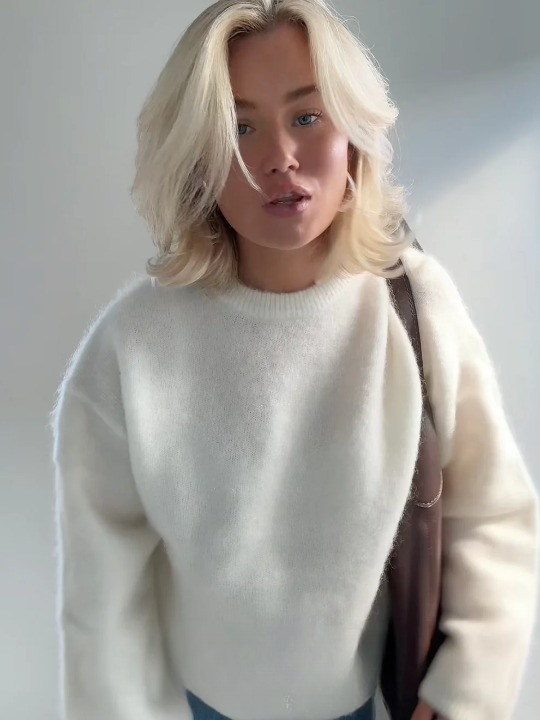Krohn-e | weicher Mohair-Strickpullover