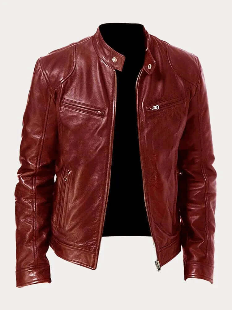 Krohn-e | Herren Klassische Lederjacke