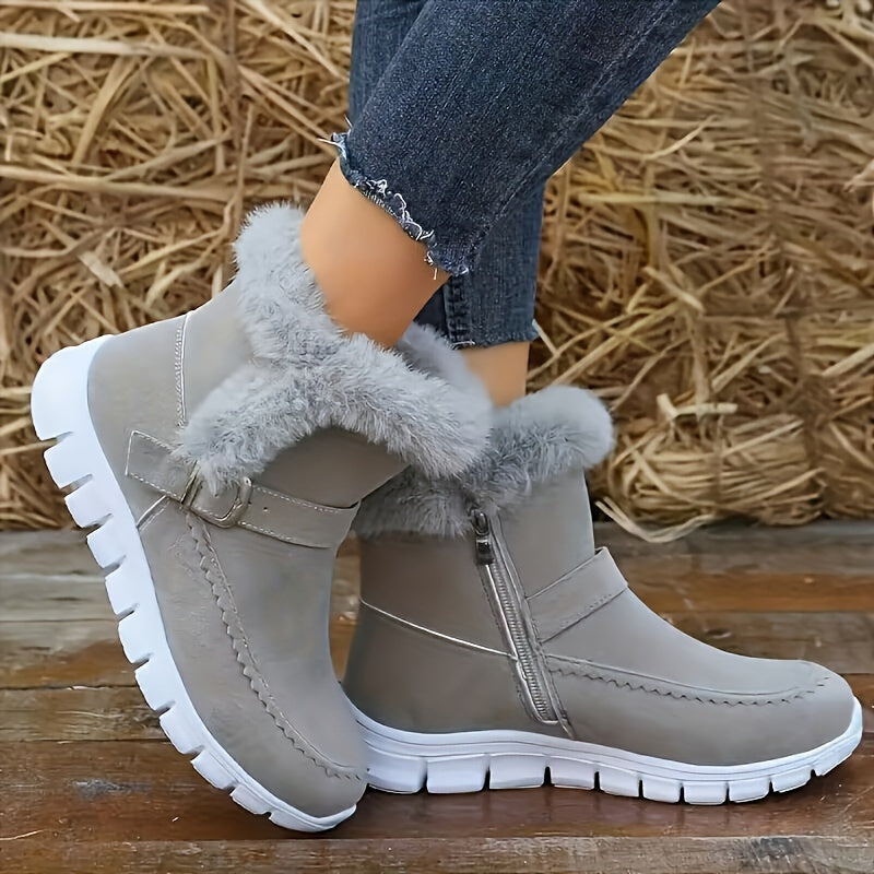 Krohn-e | Stiefelette mit Kuscheligem Futter für Frauen