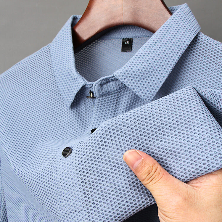 Exklusives Herren-Seidenpolo