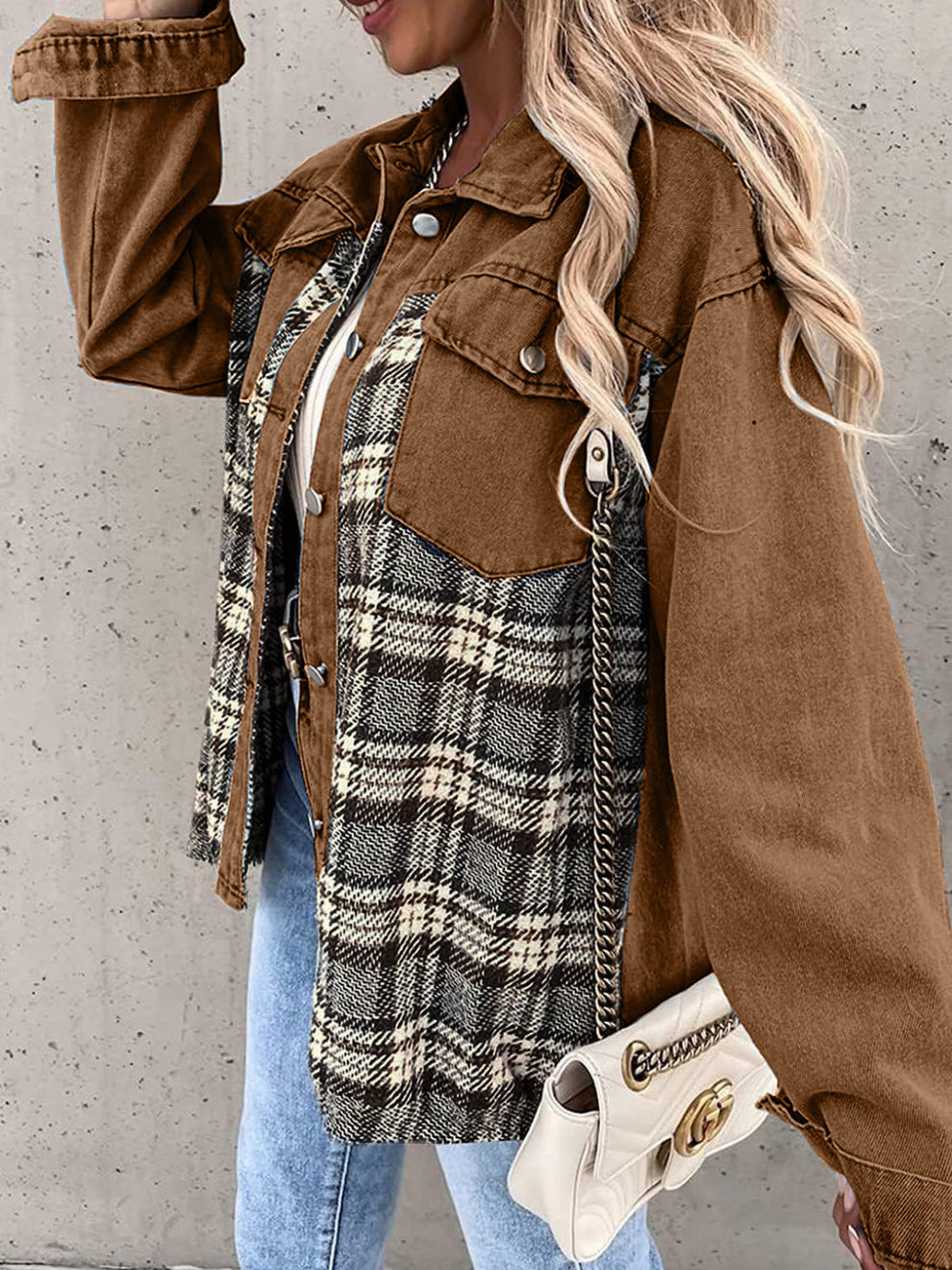 Krohn-e | Vintage-Flanelljacke für Frauen