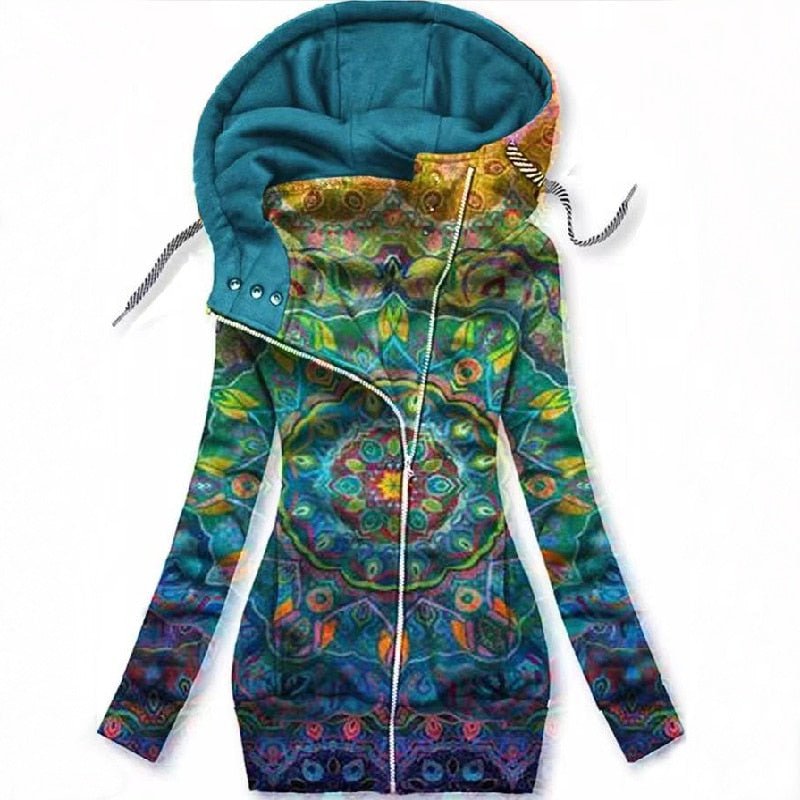 Krohn-e | Gedruckter Kapuzenpullover