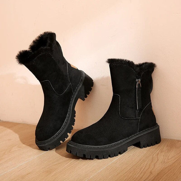 Krohn-e | Warme Fleecestiefel mit Baumwollfutter