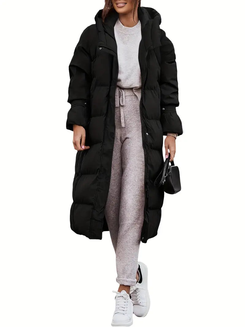 Krohn-e | Pufferjacke mit Kapuze für Damen - Warm