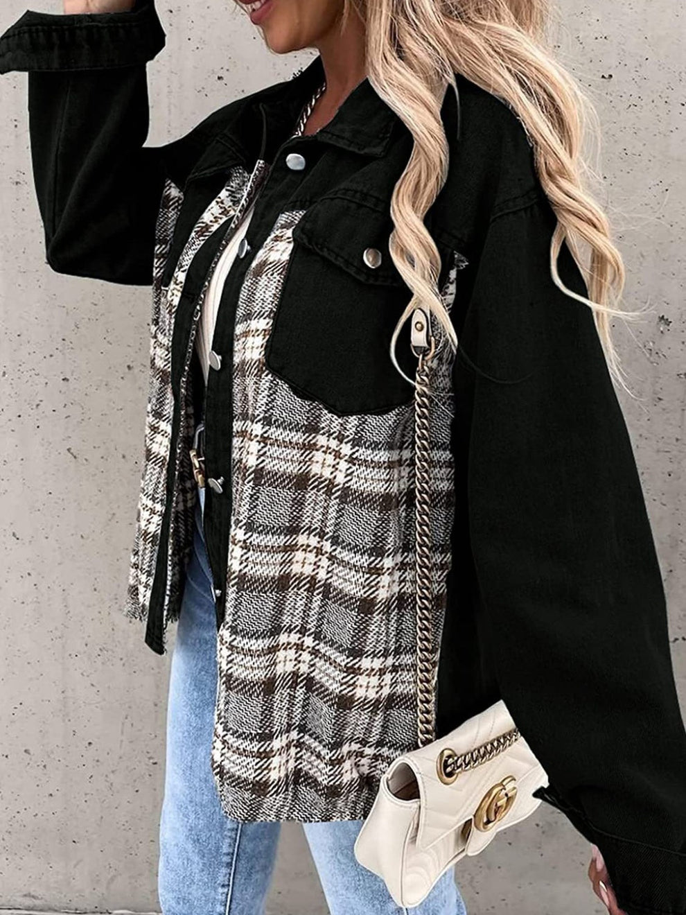 Krohn-e | Vintage-Flanelljacke für Frauen