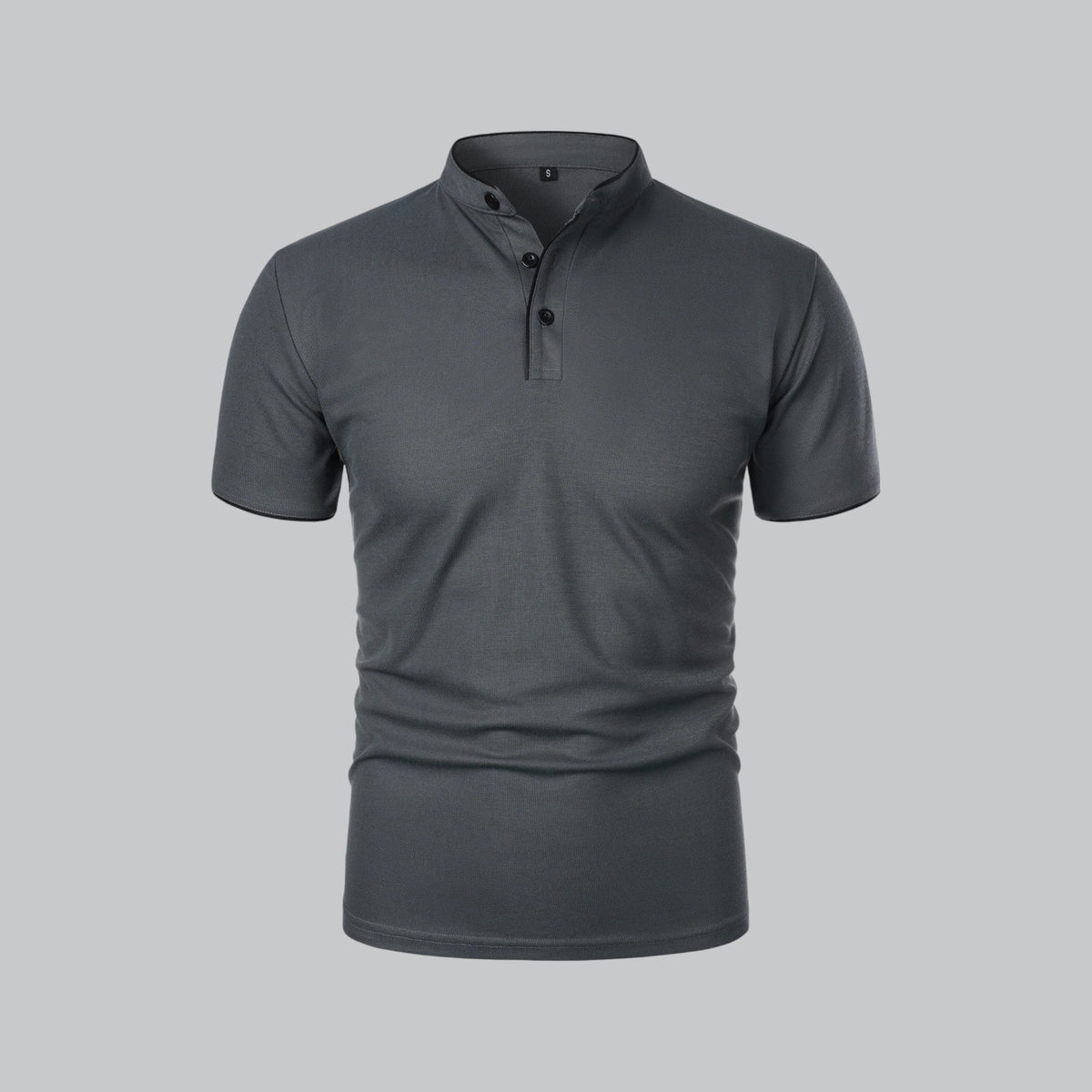 Fionn | Herren Poloshirt mit Stehkragen Kurzarm