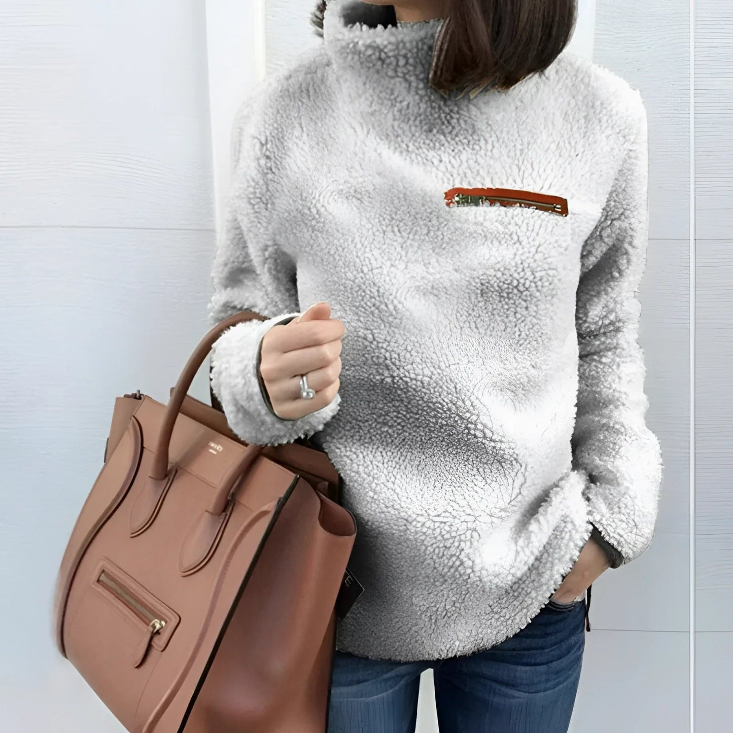 Loreen Fleece Turtleneck