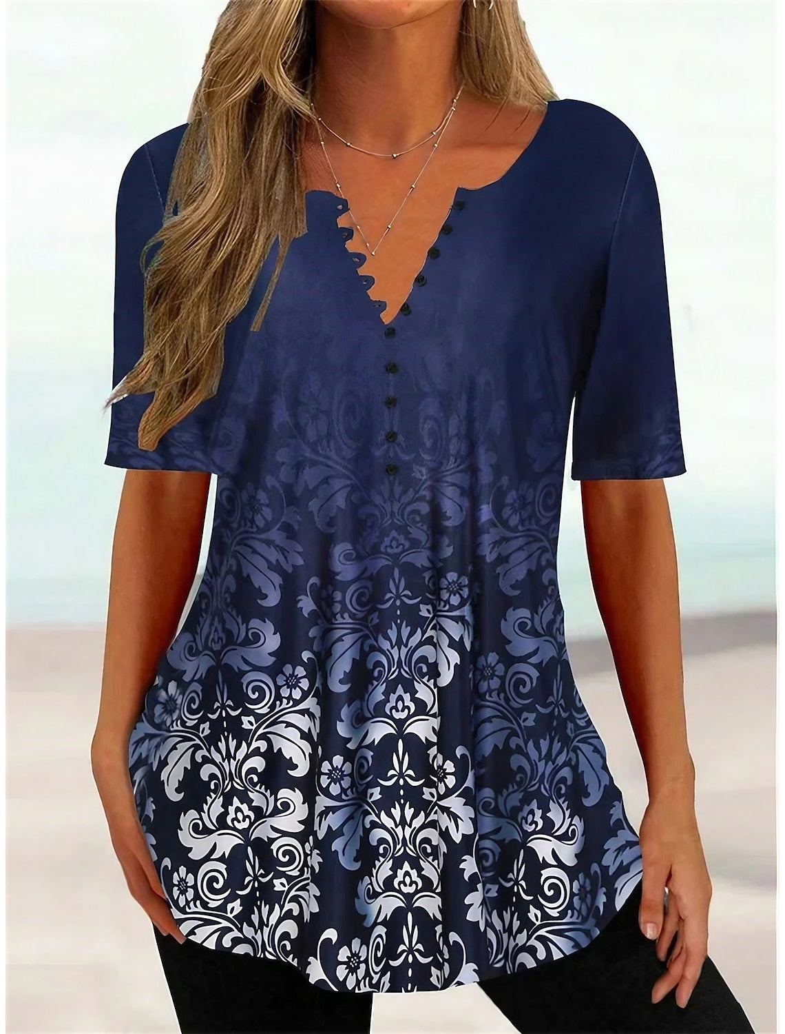 Lorelei: Vintage Floral Summer Shirt