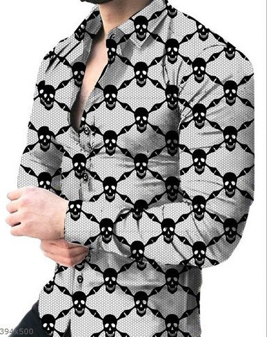 Floriano | Herren Langarm Hemd mit Blumenmuster