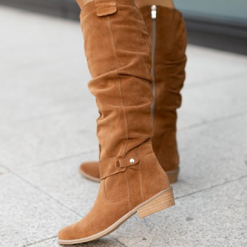Krohn-e | Bequeme Cowboy Stiefel mit Verspielten Details und Eleganter Ausstrahlung