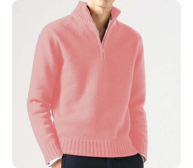Männer-Pullover aus warmer Rippstrickqualität