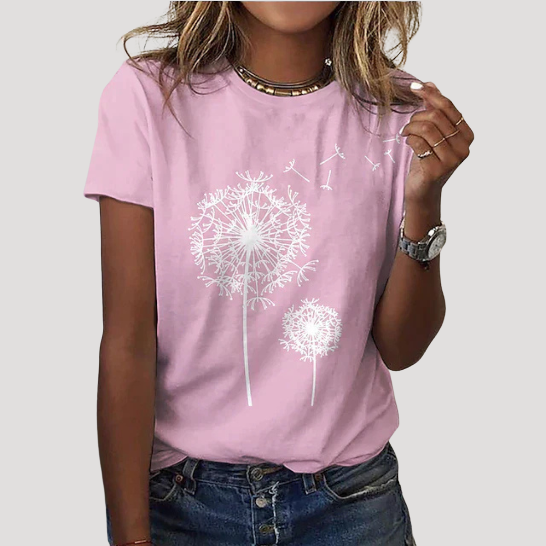 Frida | Damen Pusteblume Print T-Shirt