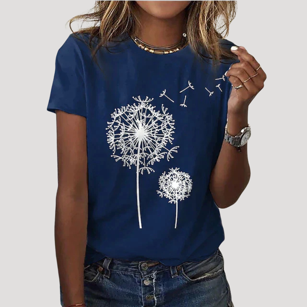 Frida | Damen Pusteblume Print T-Shirt