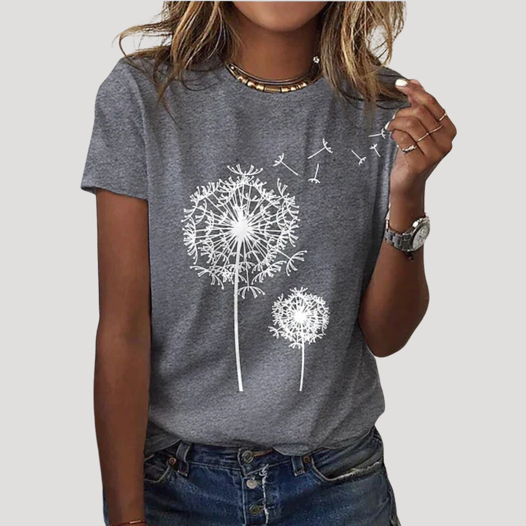 Frida | Damen Pusteblume Print T-Shirt