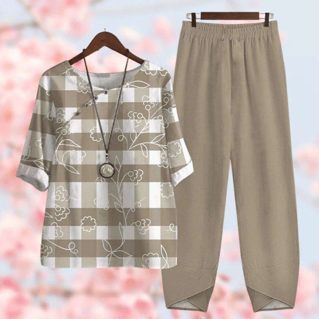 Damen-Set von Gaia: Elegant, bequem, luftig und stilvoll – perfekt für Frühling und Sommer