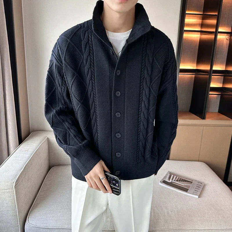 Männers Strickjacke - Harrison (gemütlich)