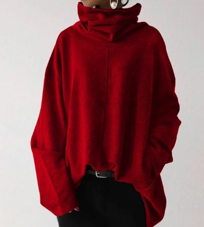 Leilani Damenpullover mit Kapuze und Rollkragen