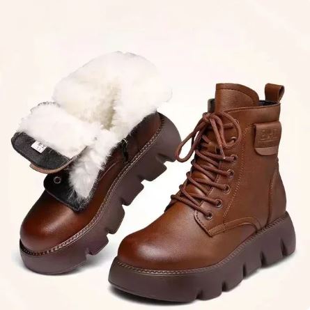 Krohn-e | Gepolsterte Stiefel mit Dicken Sohlen