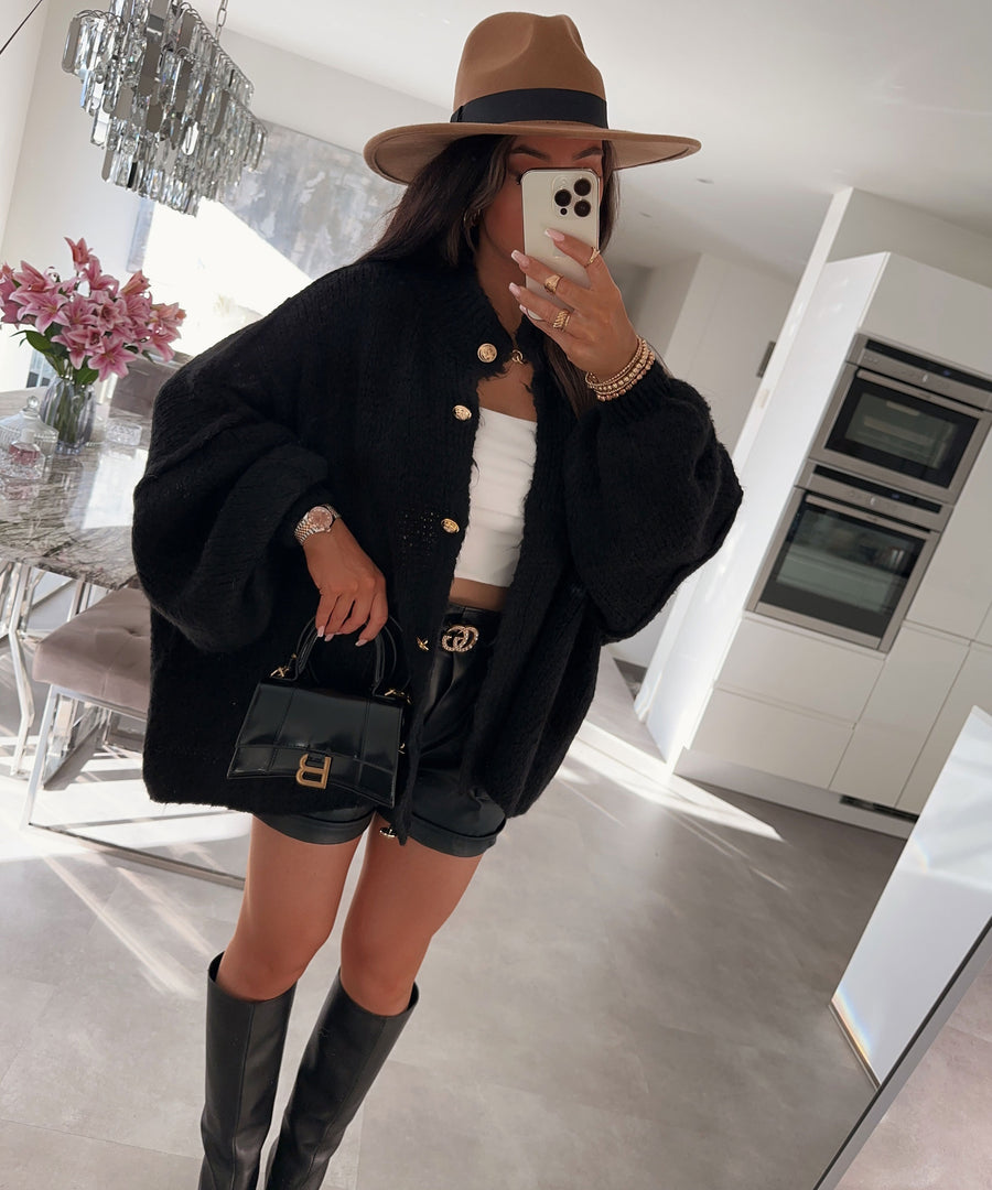 Krohn-e | Overgrößed Strickjacke