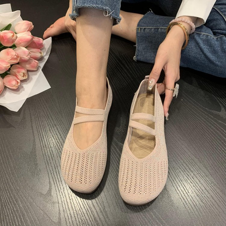 Indira Schuhe: Weiche, leichte, flache Slipper zum Reinschlüpfen