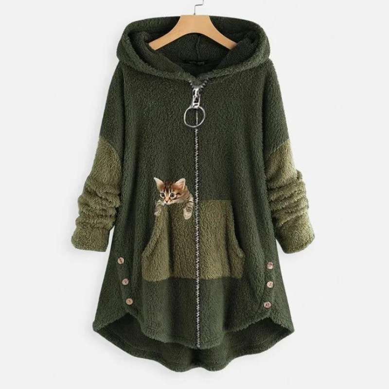 Super-soft Gerda Teddy Hoodie