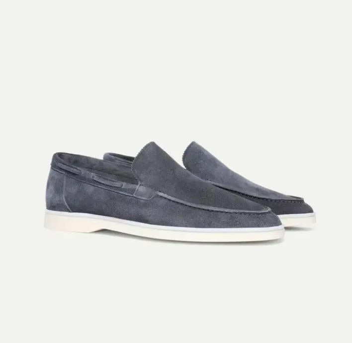 Gregor | Herren Schlupf-Slipper Loafer mit Kontrastsohle