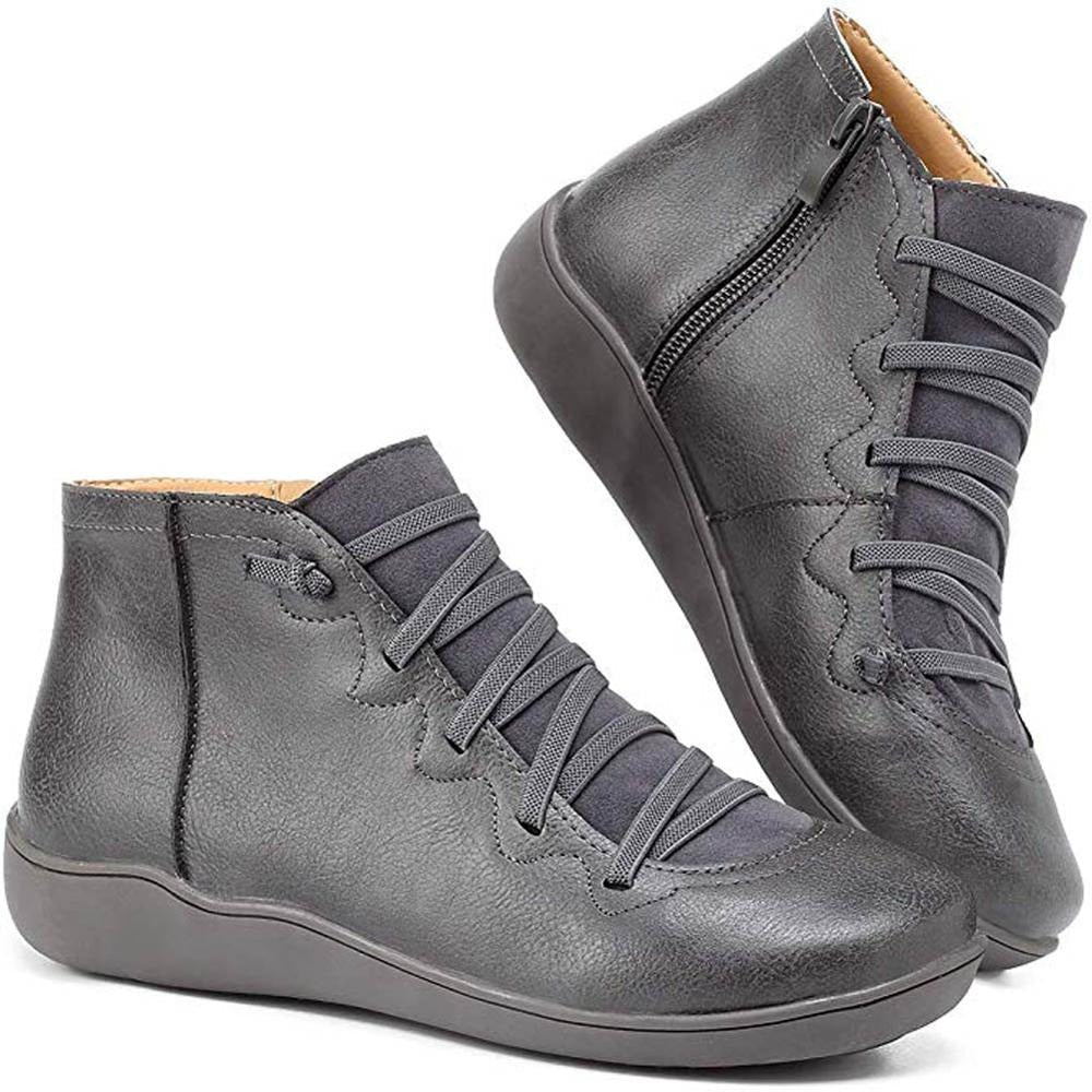 Krohn-e | Fake-Leder Stiefeletten Für Einen Modischen Look