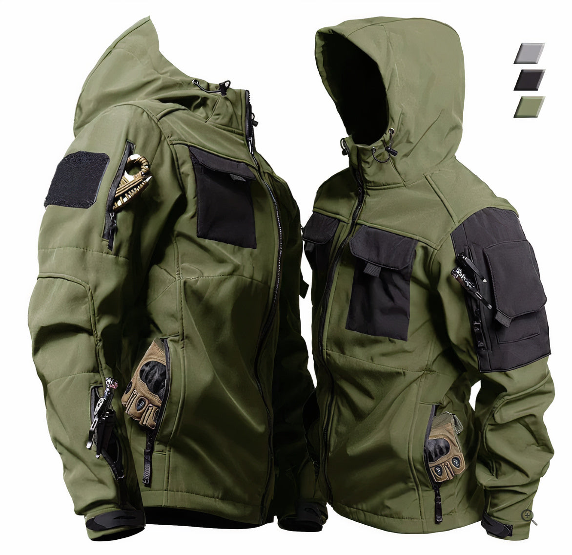 Krohn-e | Taktische Kapuzenjacke