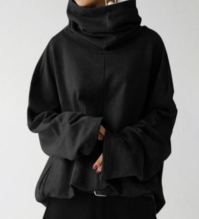 Leilani Damenpullover mit Kapuze und Rollkragen