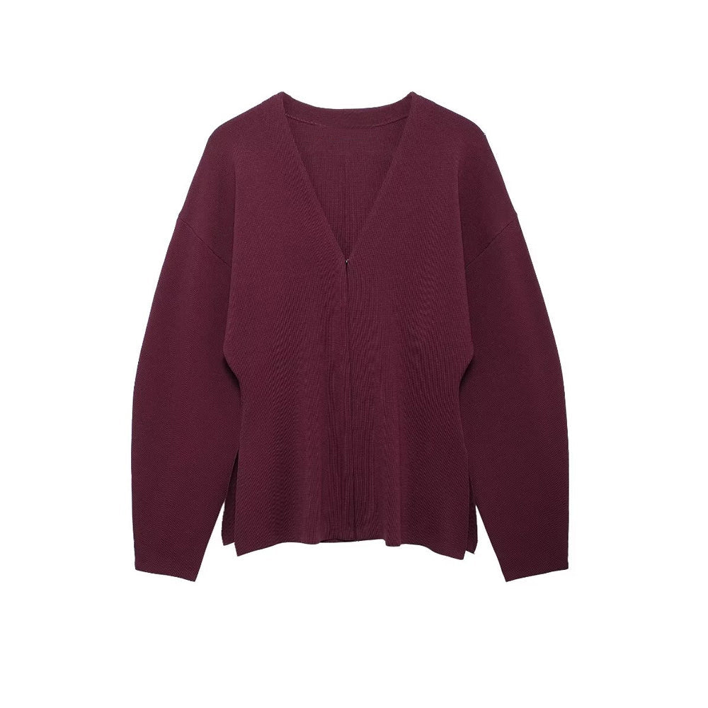 Krohn-e | Minimalistischer Strick-Cardigan