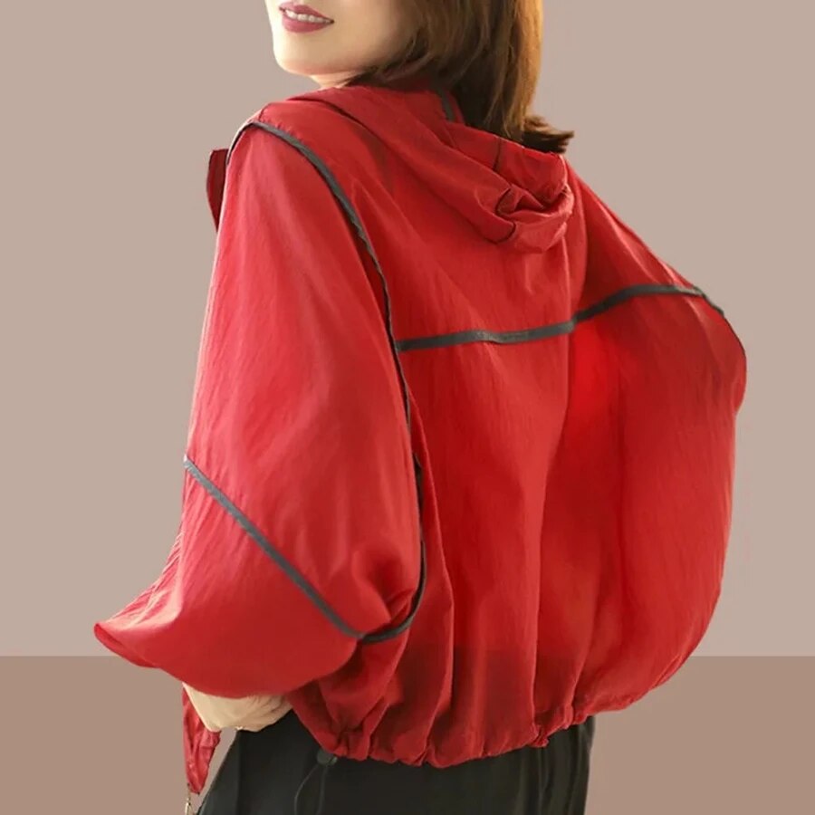 Krohn-e | Sommerjacke mit Belüftetem Kapuze