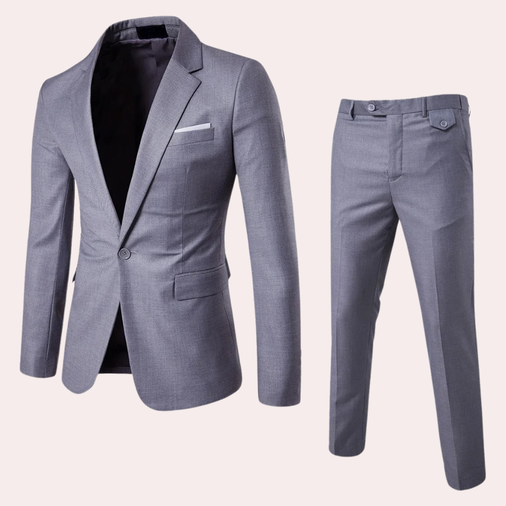 Elegantes Herren Anzug-Set (2-teilig): Blazer und Hose