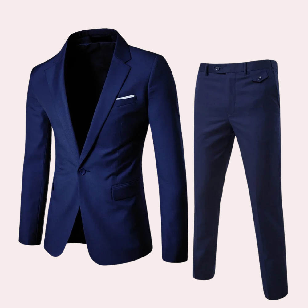 Elegantes Herren Anzug-Set (2-teilig): Blazer und Hose