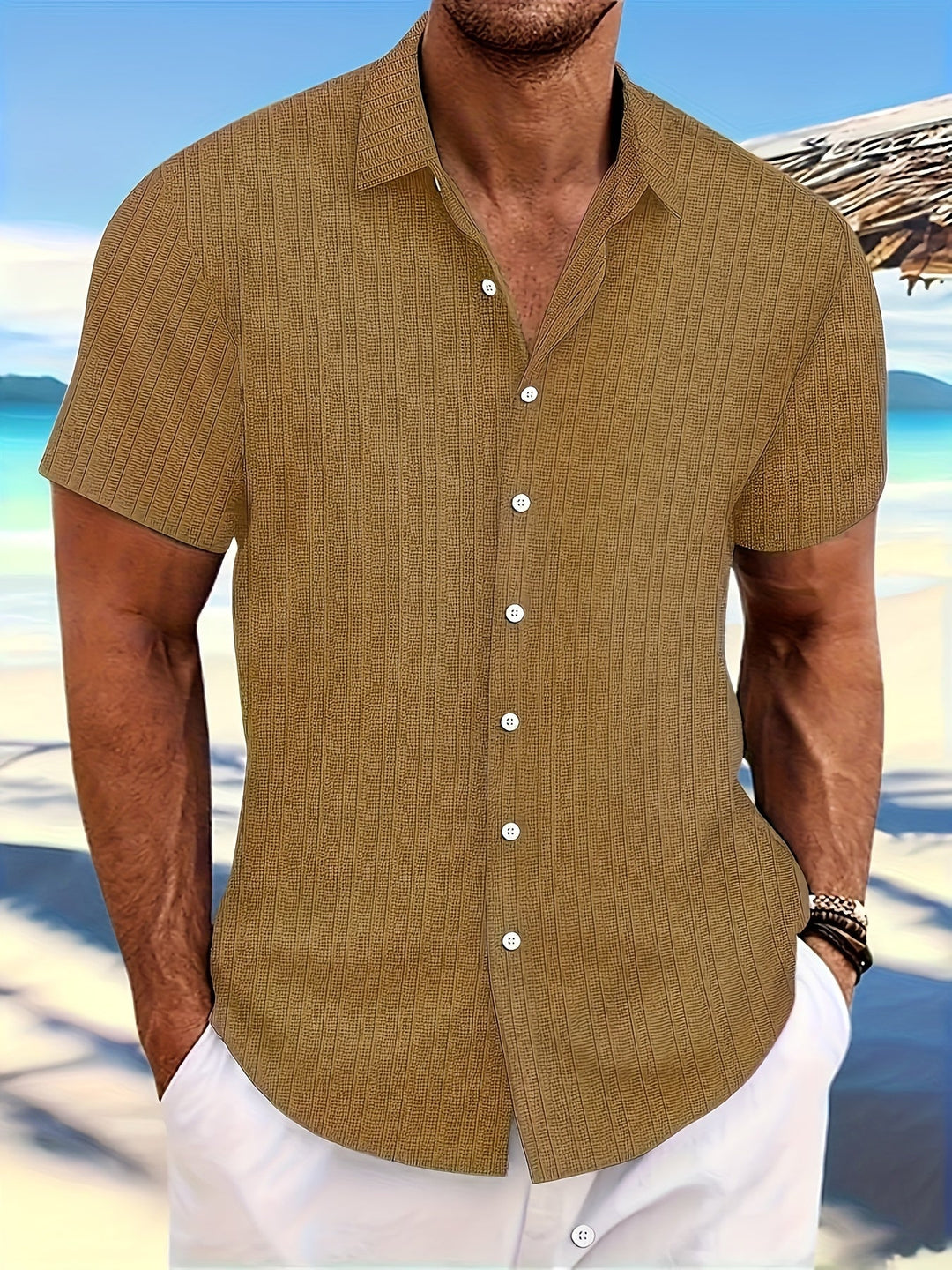 Joem Herren Sommerhemd, bequem